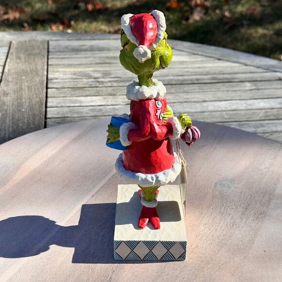 Jim Shore Grinch “Nice” "Naughty" Staute Dr. Seuss Santa Ornament Christmas NEW - Picture 6 of 10